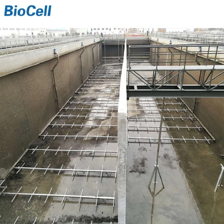 Difusor de bolhas grosseiro para bacia de equalização