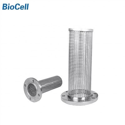 Tubo de tela de arame em cunha de aço inoxidável 316