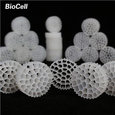 Meio de biofilme de leito móvel